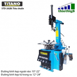 MÁY RA VỎ XE CON TITANO STD-202B - MÂM 10-22 INCH